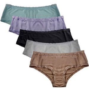 🌸 Set of 5 Lace Trim Hipsters 🌸